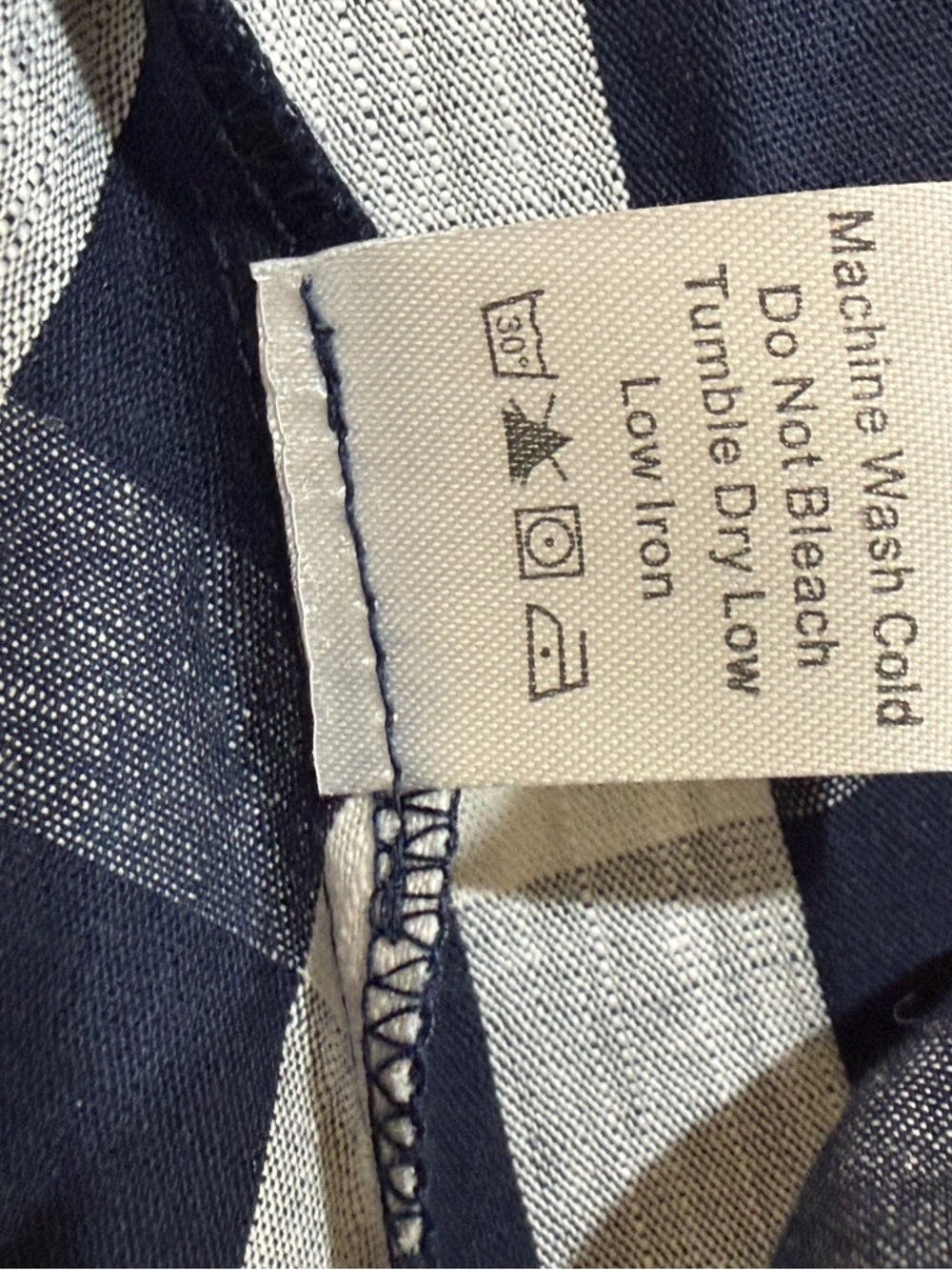Tuckernuck navy and White Gingham Tate Dress - Picture 8 of 9
